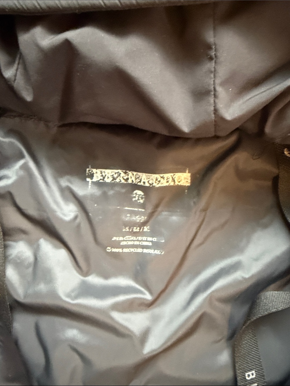 Bernardo Black Quilted Hooded Puffer Coat - Picture 3 of 4
